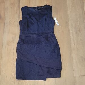 NWT Gianni Bini Navy Blue Dress Size 8 New